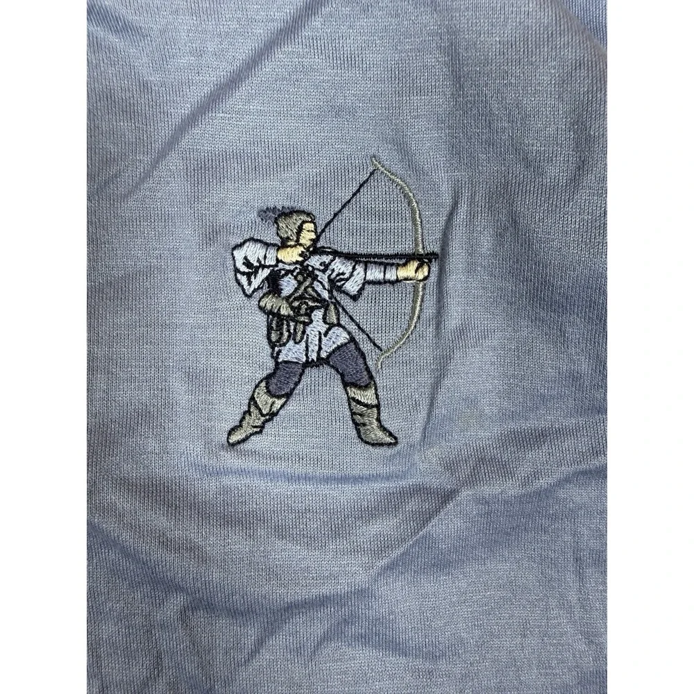 Bobby Jones Collection Golf Polo Shirt Mens Small Blue Robin Hood Italy Made